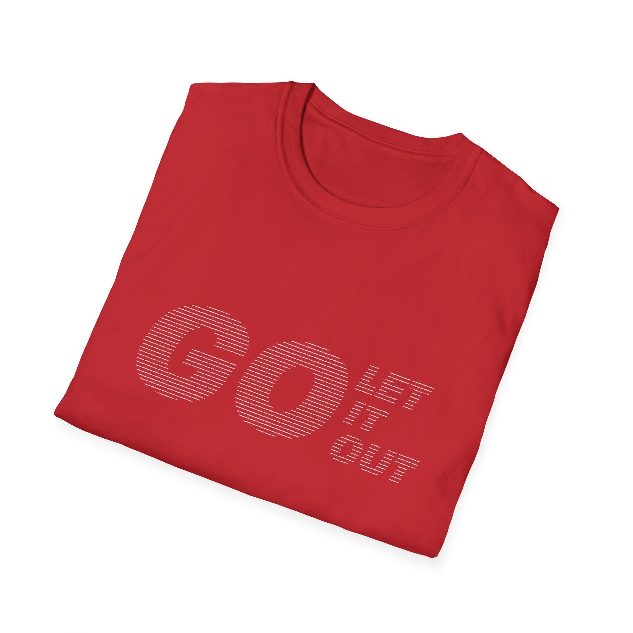 Unisex Oasis Go Let It Out Red Stencil T-Shirt - Oasis Band