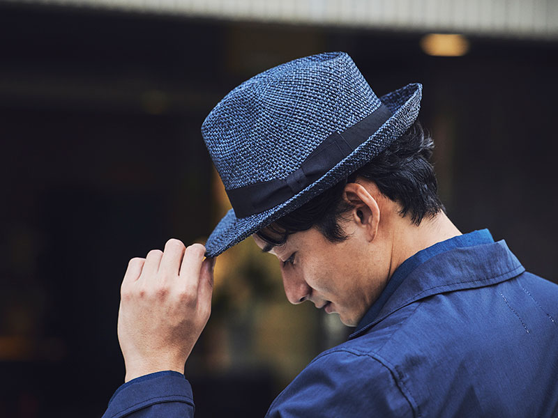 田中帽子店Roy（ロイ）バオ草 中折れハット 紳士用帽子 田中帽子店：公式