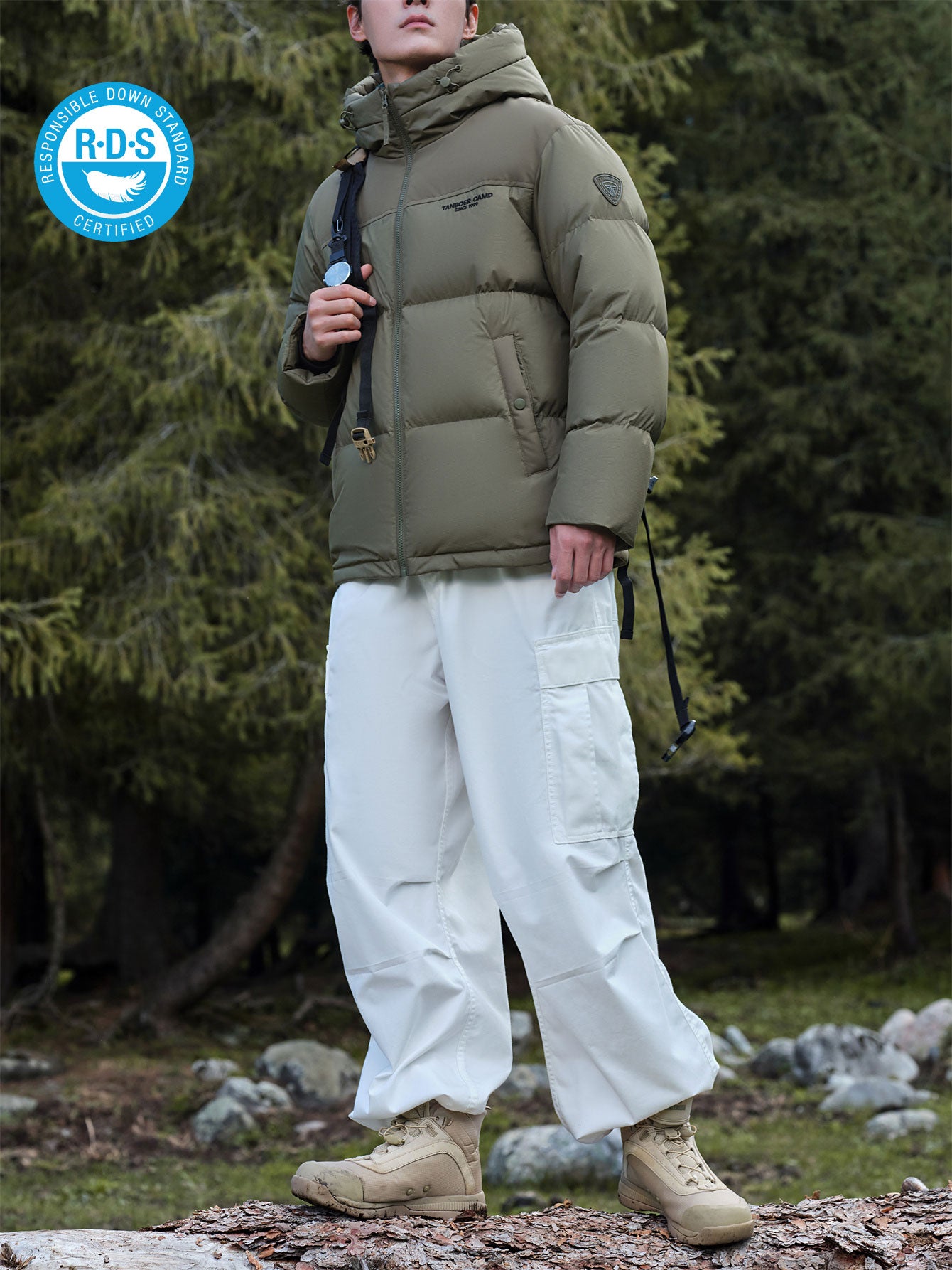 TANBOER Down Jacket Men Thickened Hooded Winter Coats | Tanboer