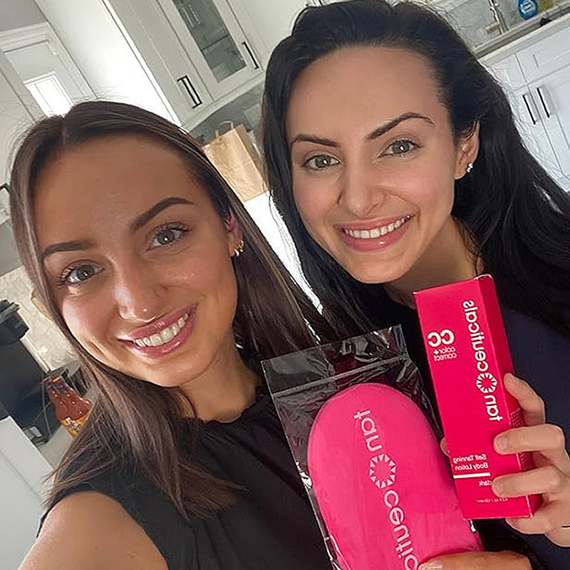 Tanceuticals Body + Face CC Self Tanning Kit, Dark