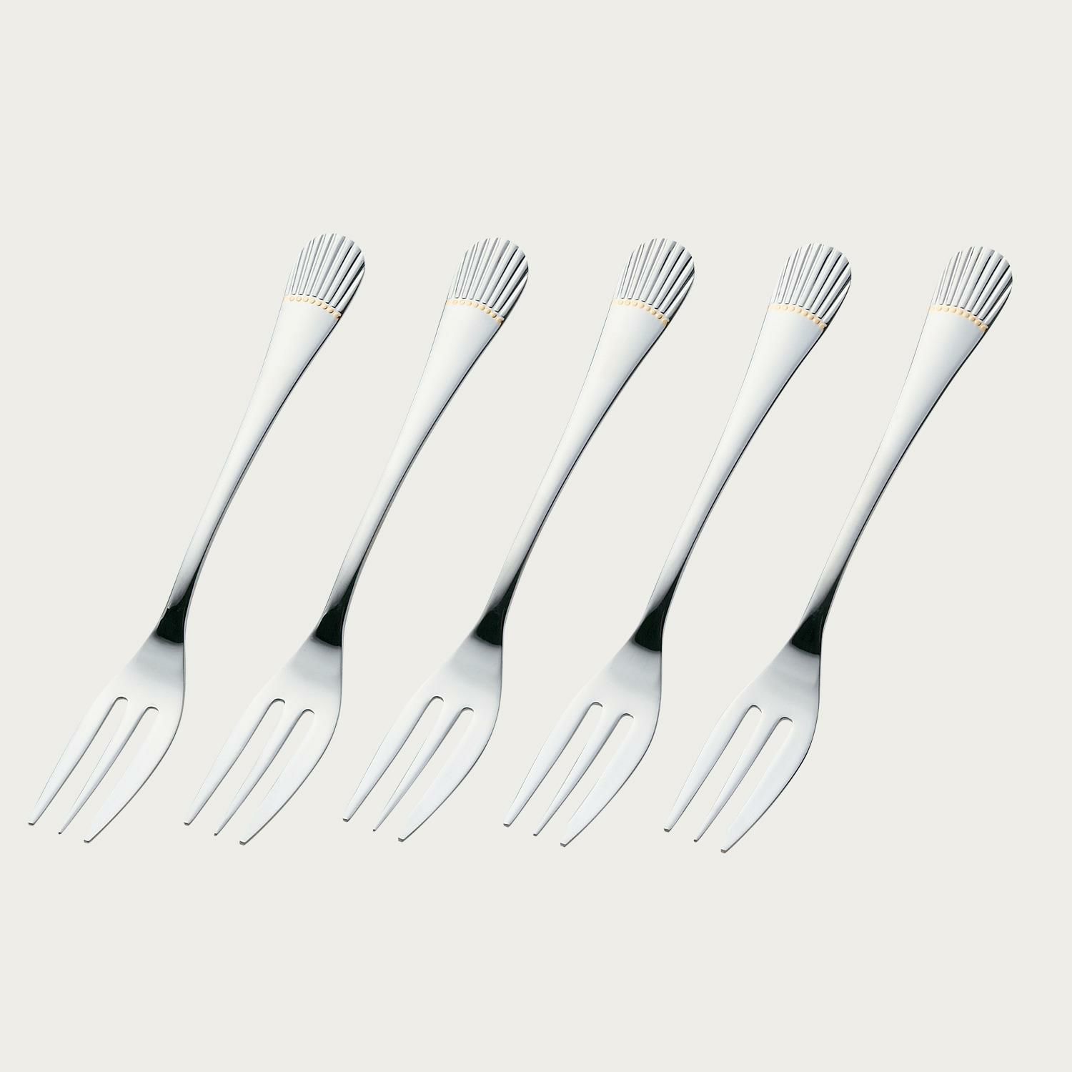 金属食器ギフトセット (スタークレスト 部分金メッキ)ティースプーン