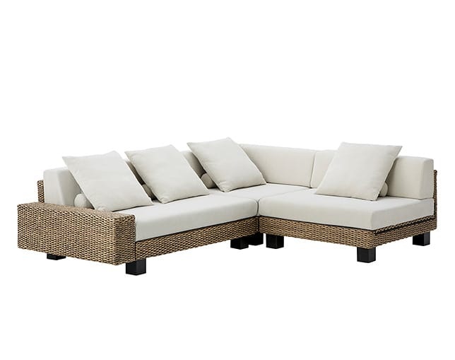 KEI low sofa v03 corner set (hyacinth)(ケイ・ローソファ v03