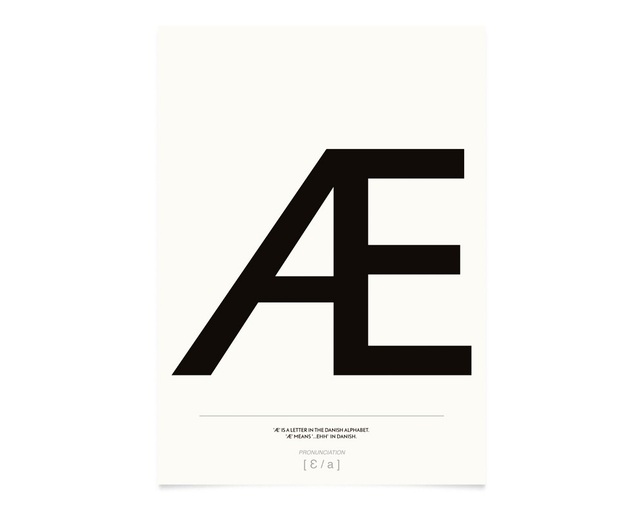 Kortkartellet（コートカルテレット）ポスター A5（15x21）ブラック