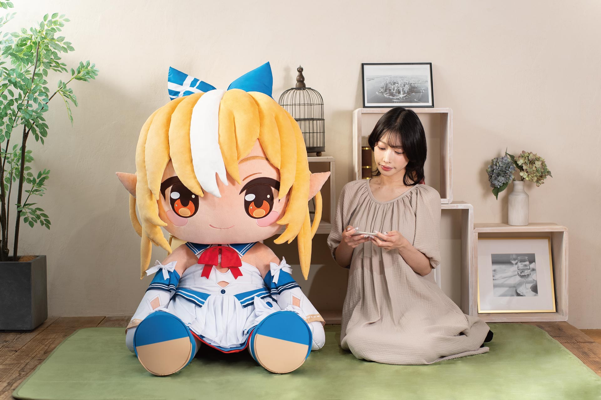 どきゅーと ホロライブプロダクション 超特大ぬいぐるみ 不知火フレア