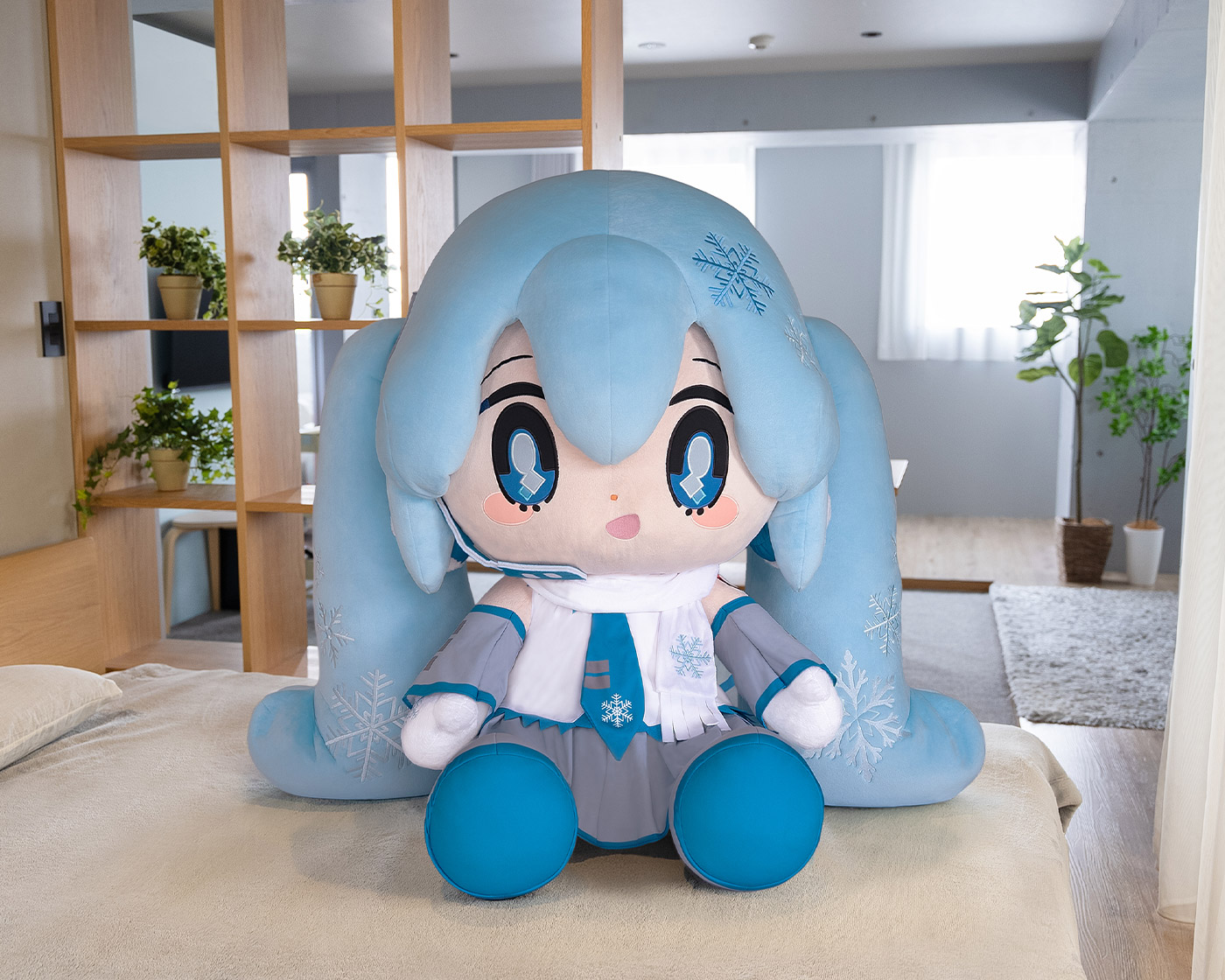 どきゅーと 雪ミク 超特大ぬいぐるみ｜TAITO GEAR&GOODS
