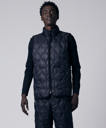 Unisex Military Hi-Neck W-Zip Down Vest (Soft Shell) – TAION US