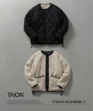 ミリタリー リバーシブル クルーネック ダウンジャケット – TAION