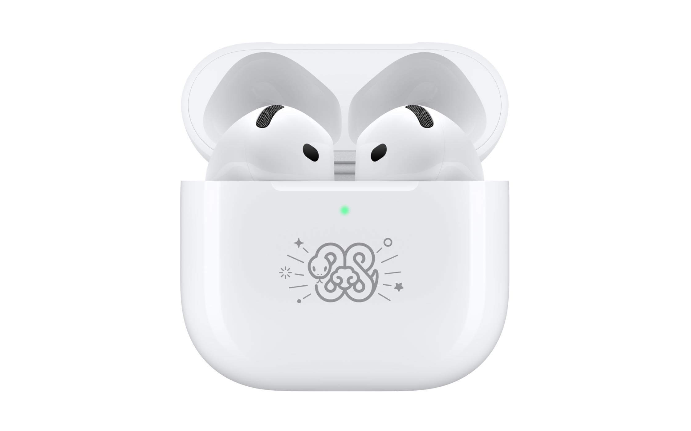 Apple、中国や台湾などで蛇の絵文字を刻印した限定デザインの｢AirPods
