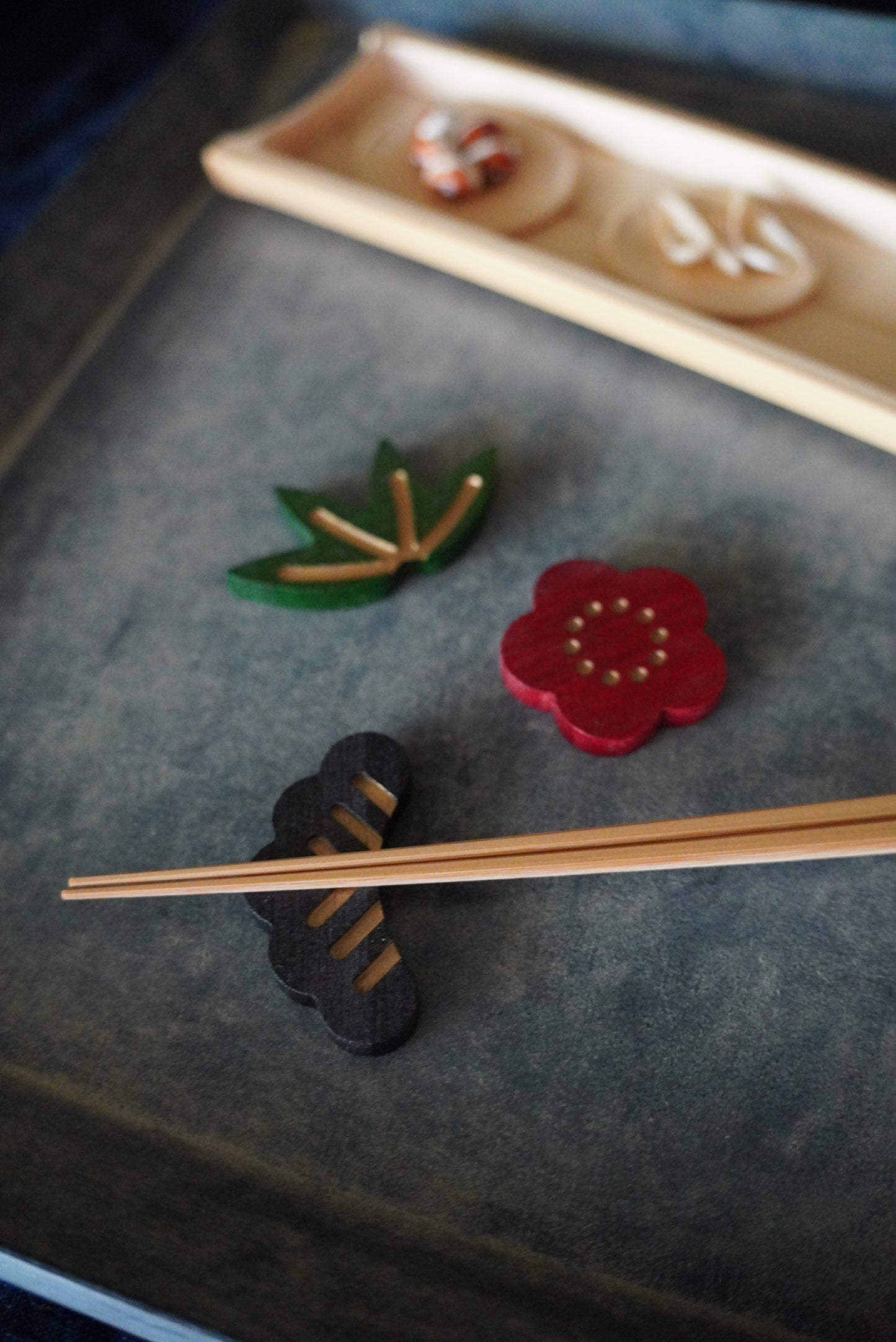 松竹梅 箸置き｜高野竹工｜京都 – 高野竹工（たかのちっこう