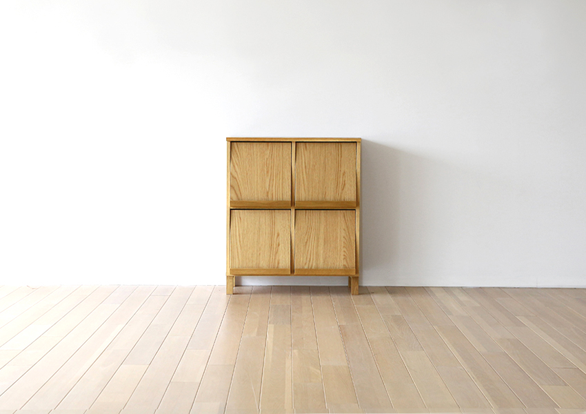 レッチェ 77マガジンレコードラック OAK (W77×D39.5×H95.5cm)税込