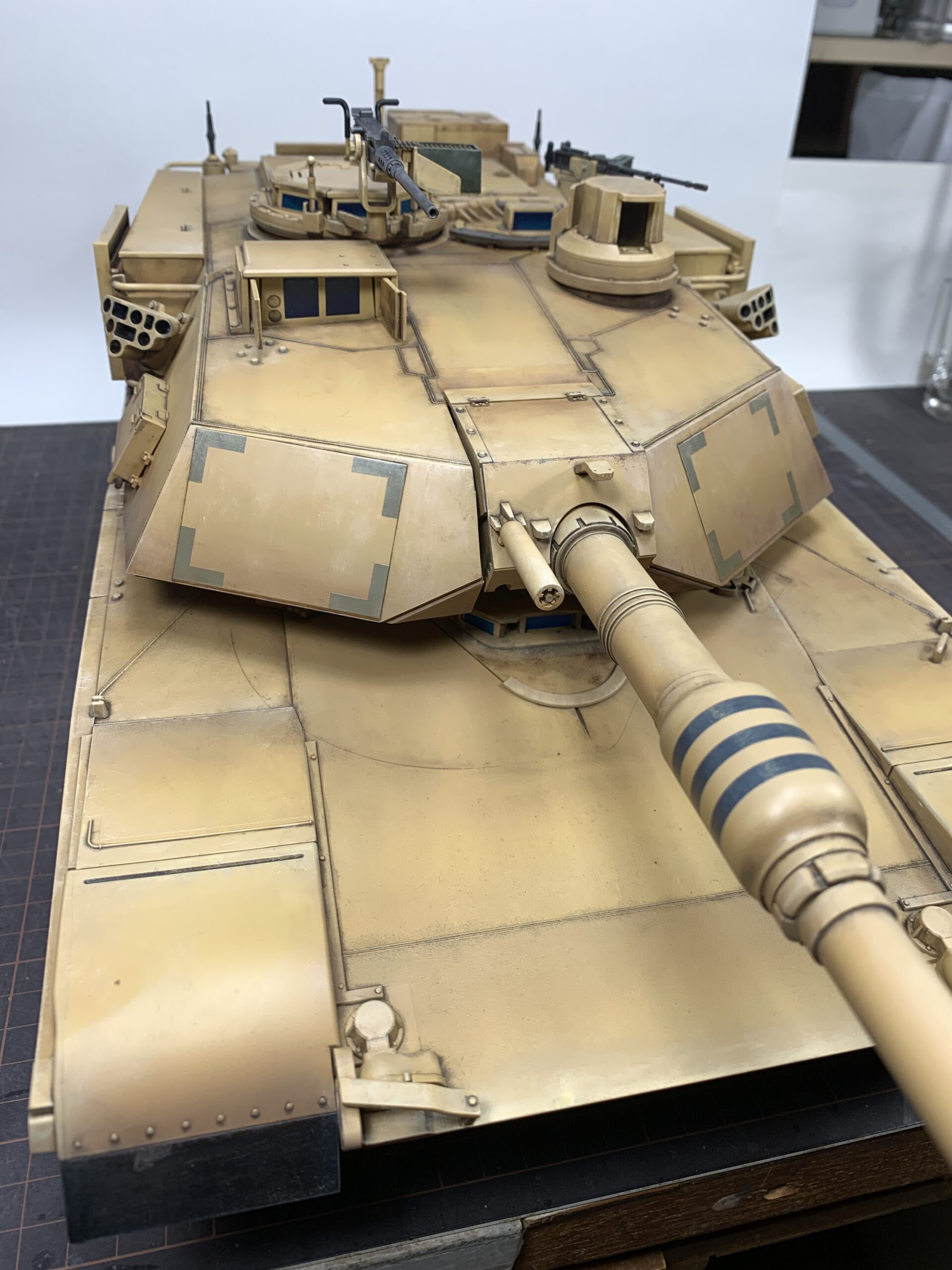 でかい！タミヤ 1/16 RC M1A2エイブラムス フルオペレーション製作