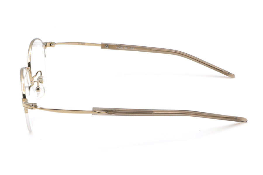 999.9(フォーナインズ) S-658T-1014ゴールド/ブラウンスモーク(47