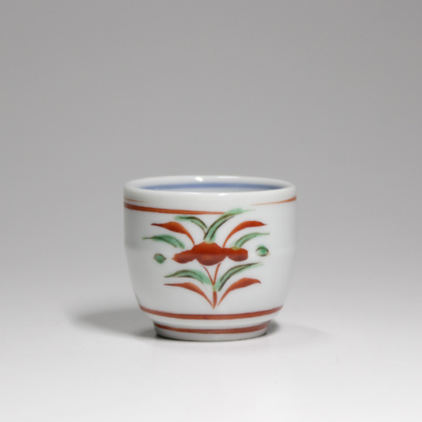 北大路魯山人『呉須赤絵ぐい呑み』 -瀧屋美術 鎌倉の美術品店 販売買取