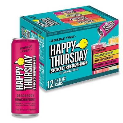 Happy Thursday Variety Spiked Refreshers - 12pk/12 fl oz Cans : Target