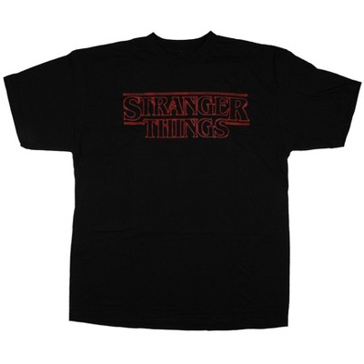 Stranger Things Men's Spray Paint Series Title Logo Big & Tall T