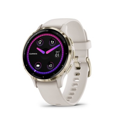 Garmin Venu 3S Smartwatch Ivory and Soft Gold : Target