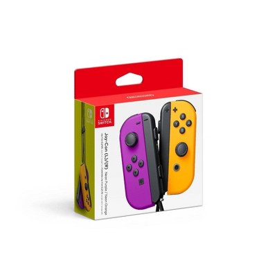 Nintendo Switch Joy-Con L/R - Neon Purple/Neon Orange : Target