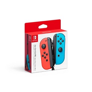Nintendo Switch Joy-Con L/R Neon Red/Neon Blue : Target