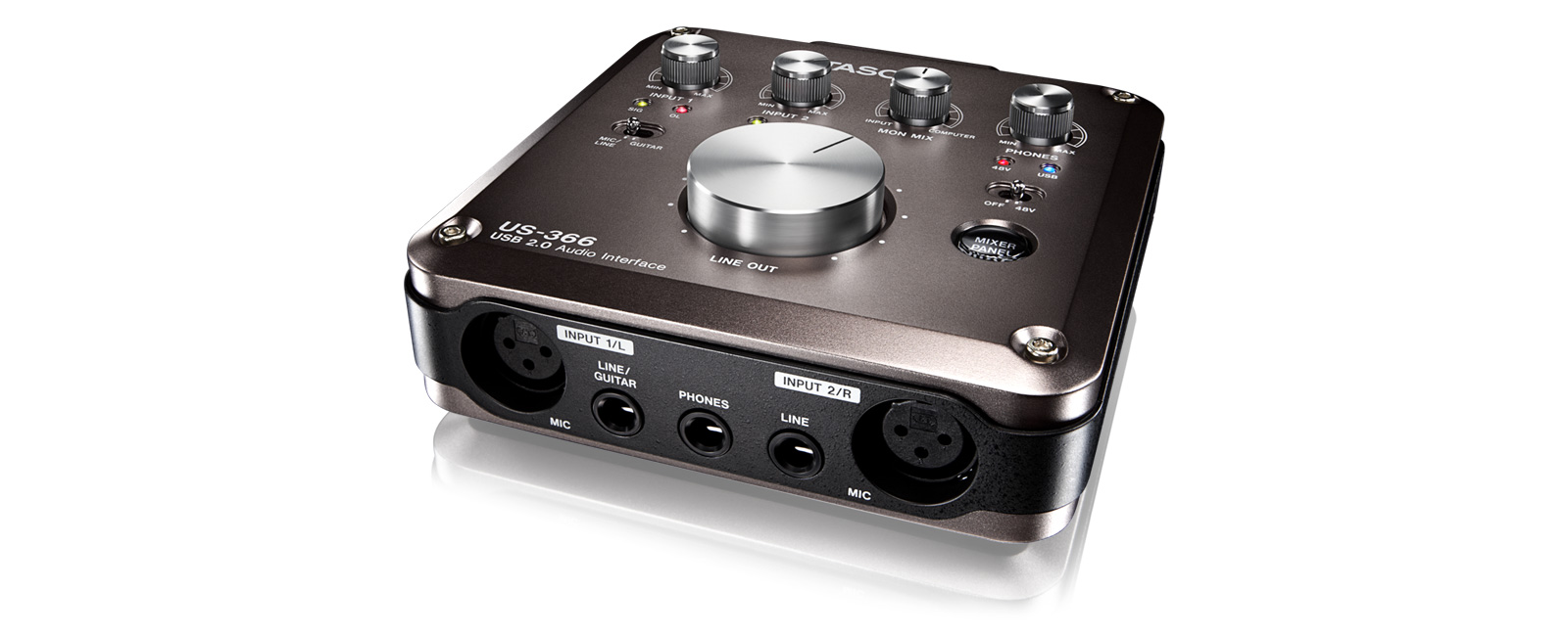 US-366 | DSPミキサー搭載USB2.0 192kHz対応オーディオ