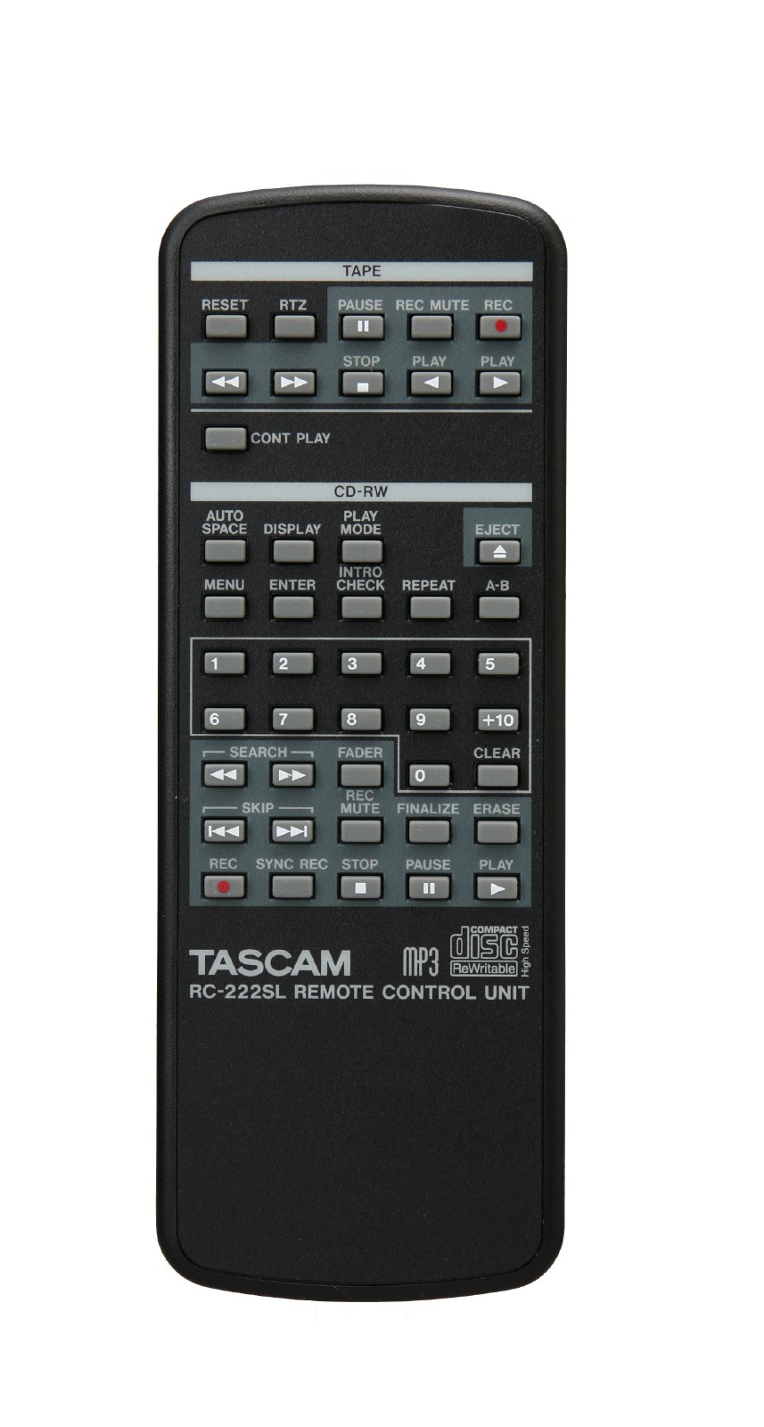 CC-222SLMKII | CD Recorder / Cassette Combination Deck | TASCAM