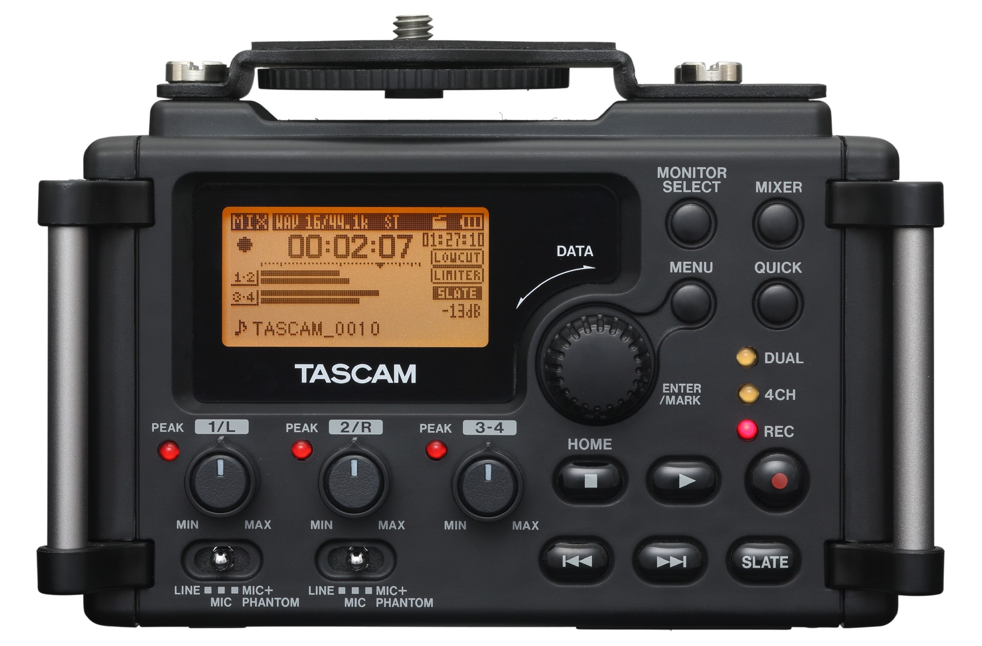 DR-60D | DSLR用リニアPCMレコーダー/ミキサー | TASCAM (日本)