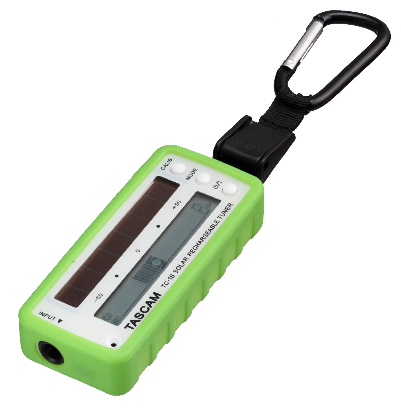 TC-1S | Solar-Rechargeable Chromatic Tuner | TASCAM - International