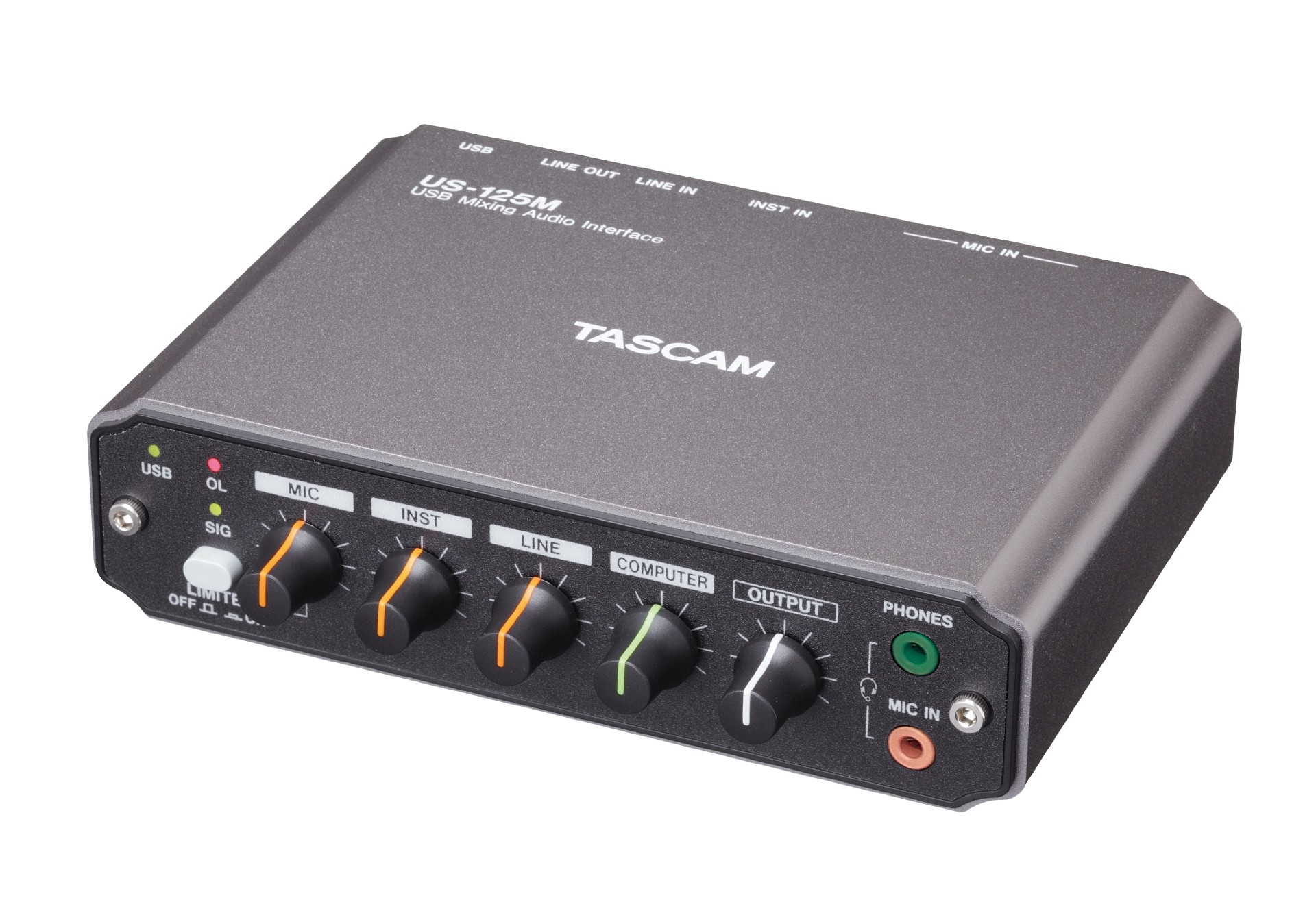 US-125M | USB Audio Interface with Mixer Function | TASCAM