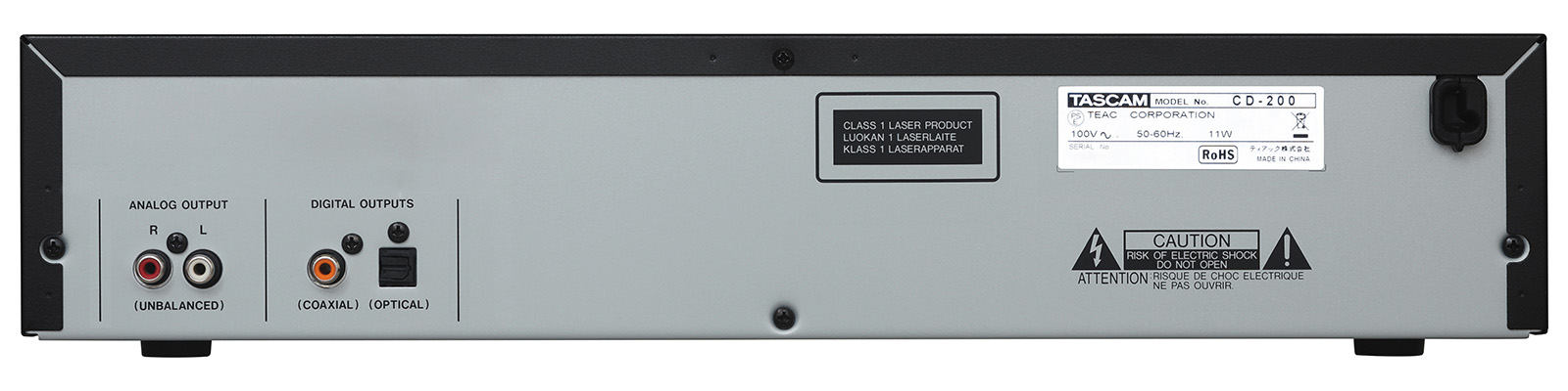 CD-200 | 業務用CDプレーヤー | TASCAM (日本)