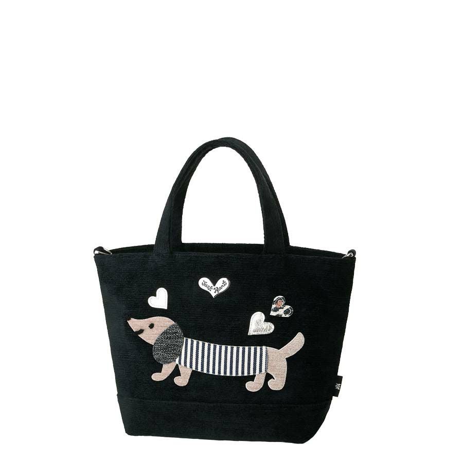 在庫数6 個＞モモチヨ ミニトートバッグ（ブラック） / Think Bee