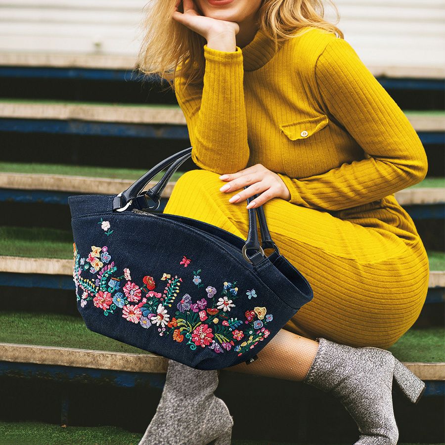 ソチミルコフラワー バッグ（デニム） / Think Bee! 『公式』 | Think