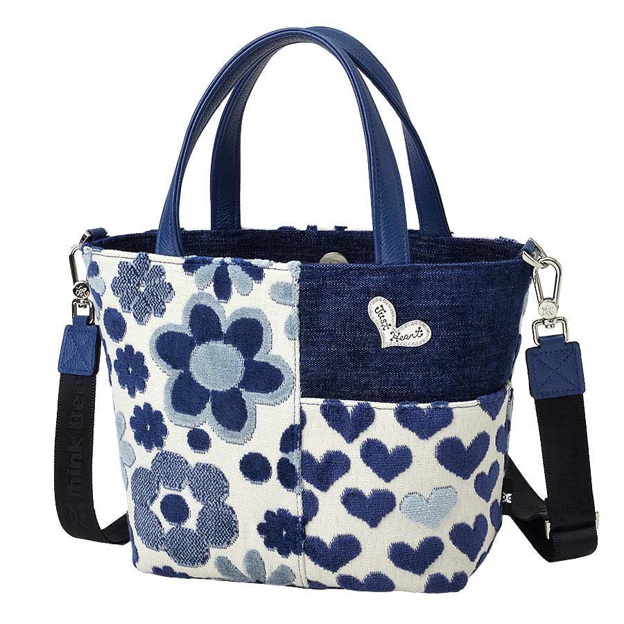 ビーランドミニトートバッグ（2ウェイタイプ）（ブルーカナリー