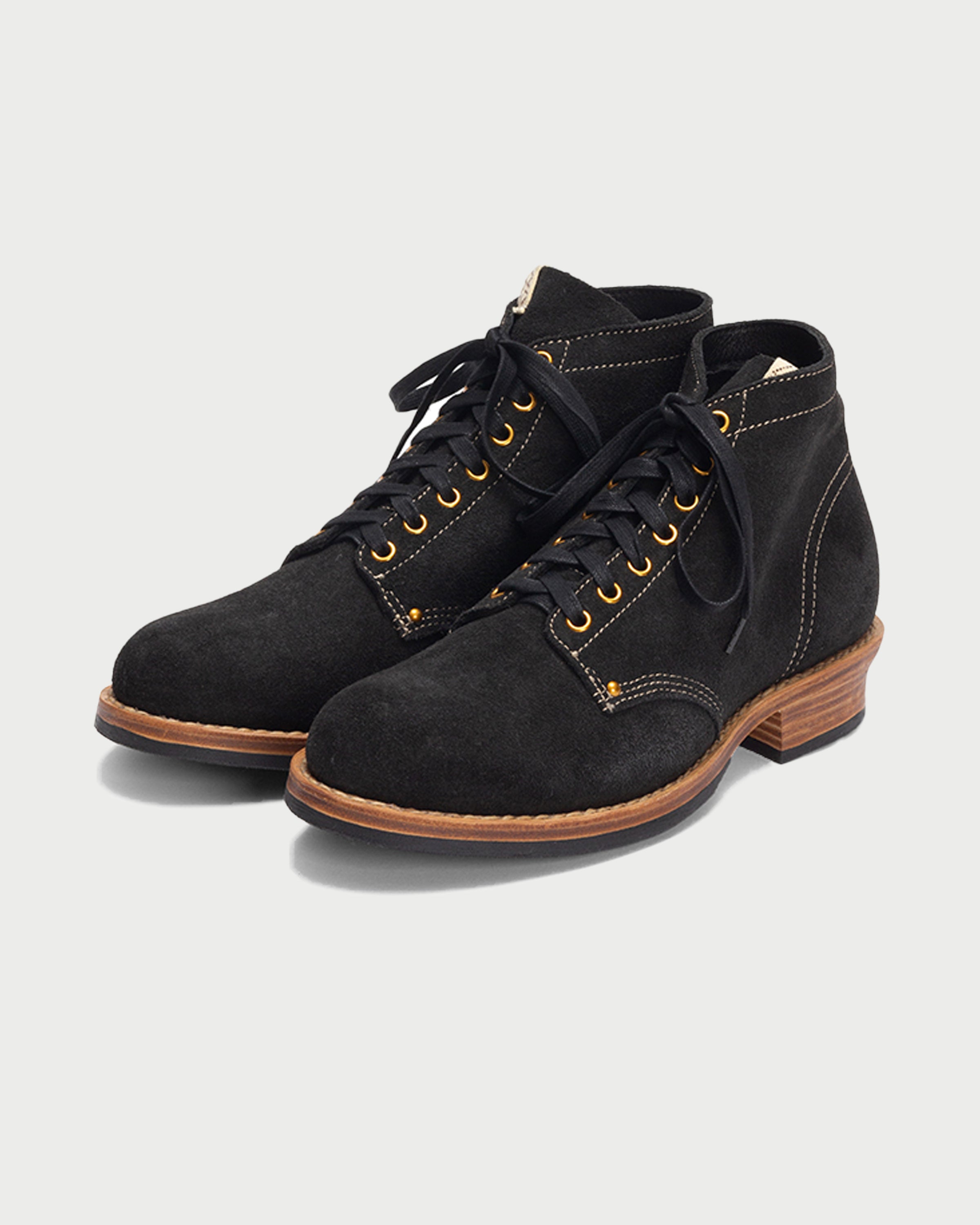 Visvim – Brigadier Boots Folk Black Suede – Tenue de Nîmes