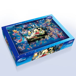 光る ジグソーパズル 500ピース「ミッキーのドリームファンタジー」 D