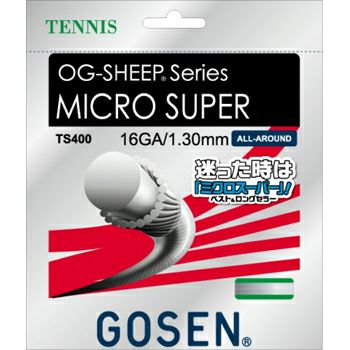 ゴーセン(GOSEN) ストリング OGSHEEPミクロスーパー | テニスショップ