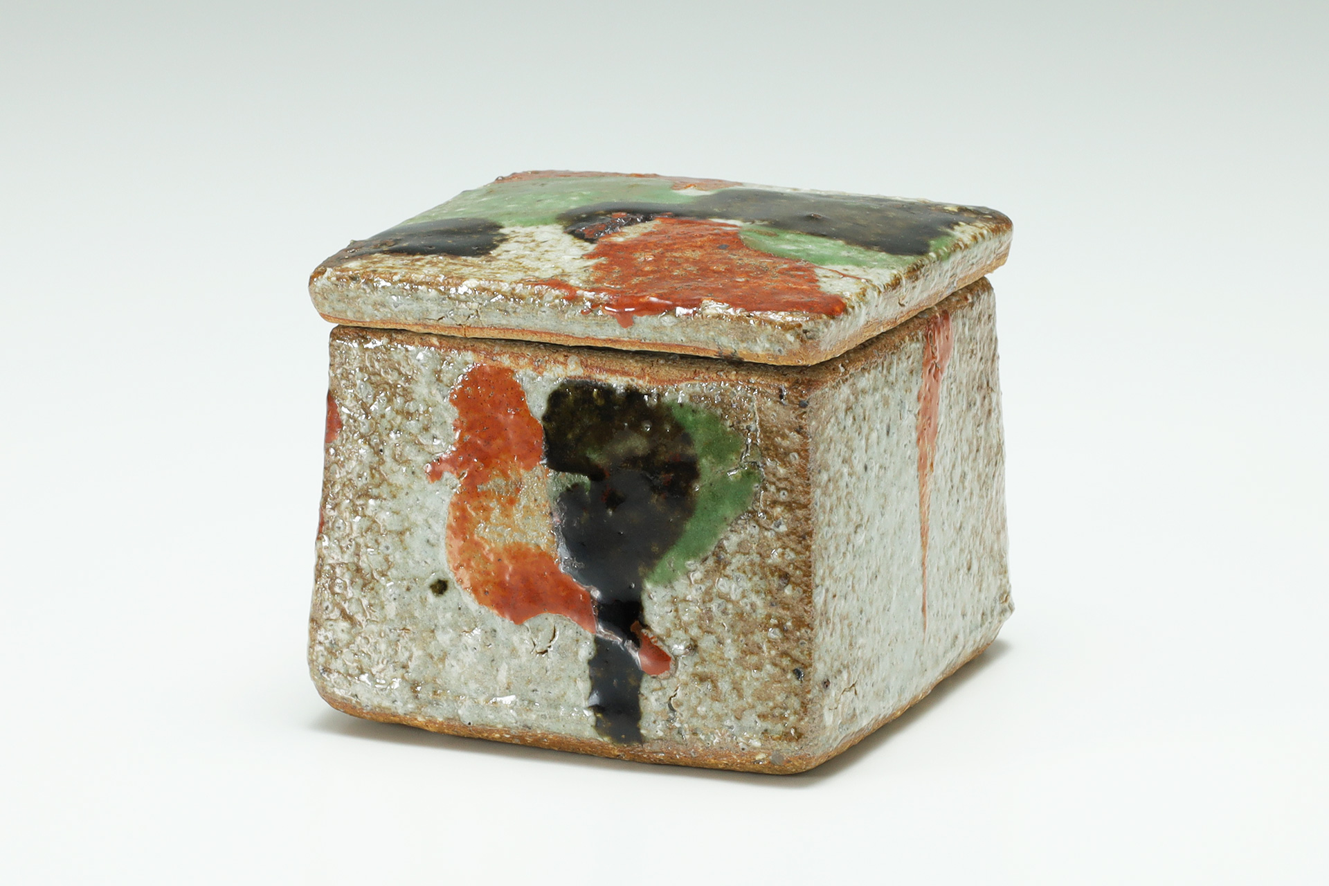 河井寛次郎 柿天目盒子 河井寛次郎『盒子』 - 瀧屋美術 -鎌倉の美術品