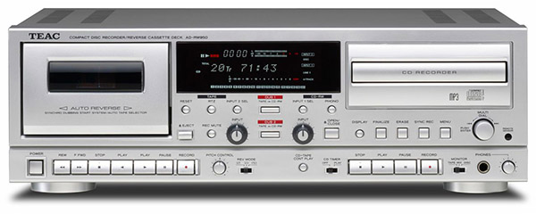 CDレコーダー/カセットデッキ『AD-RW950』および CDプレーヤー/MD
