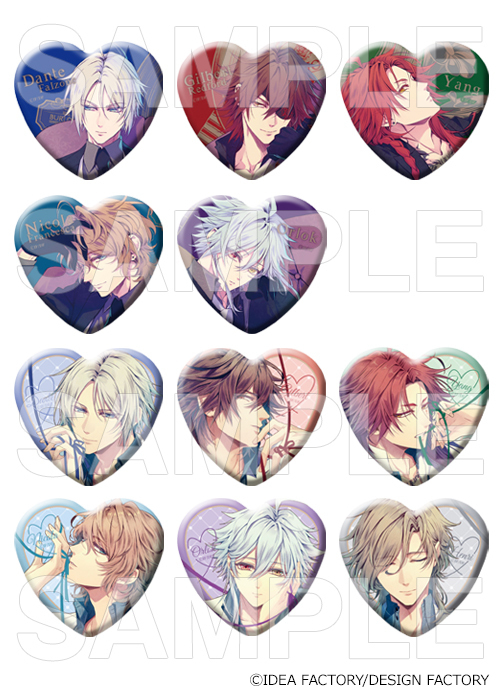 ピオフィオーレの晩鐘 トレーディングハート缶バッジ | ピオフィオーレ