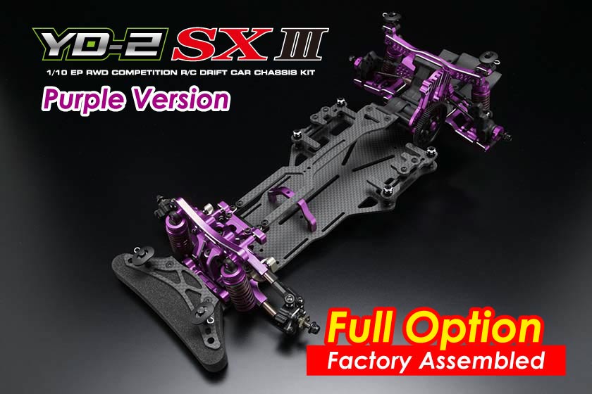 RWDドリフトカー YD-2SXIII オプション付き 組み立て済みシャーシ