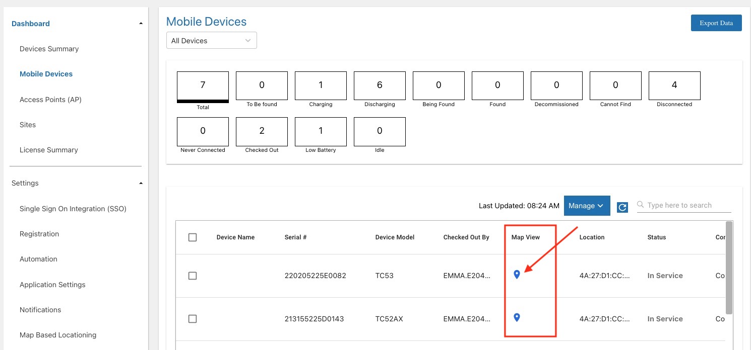 Dashboard - Zebra Technologies TechDocs