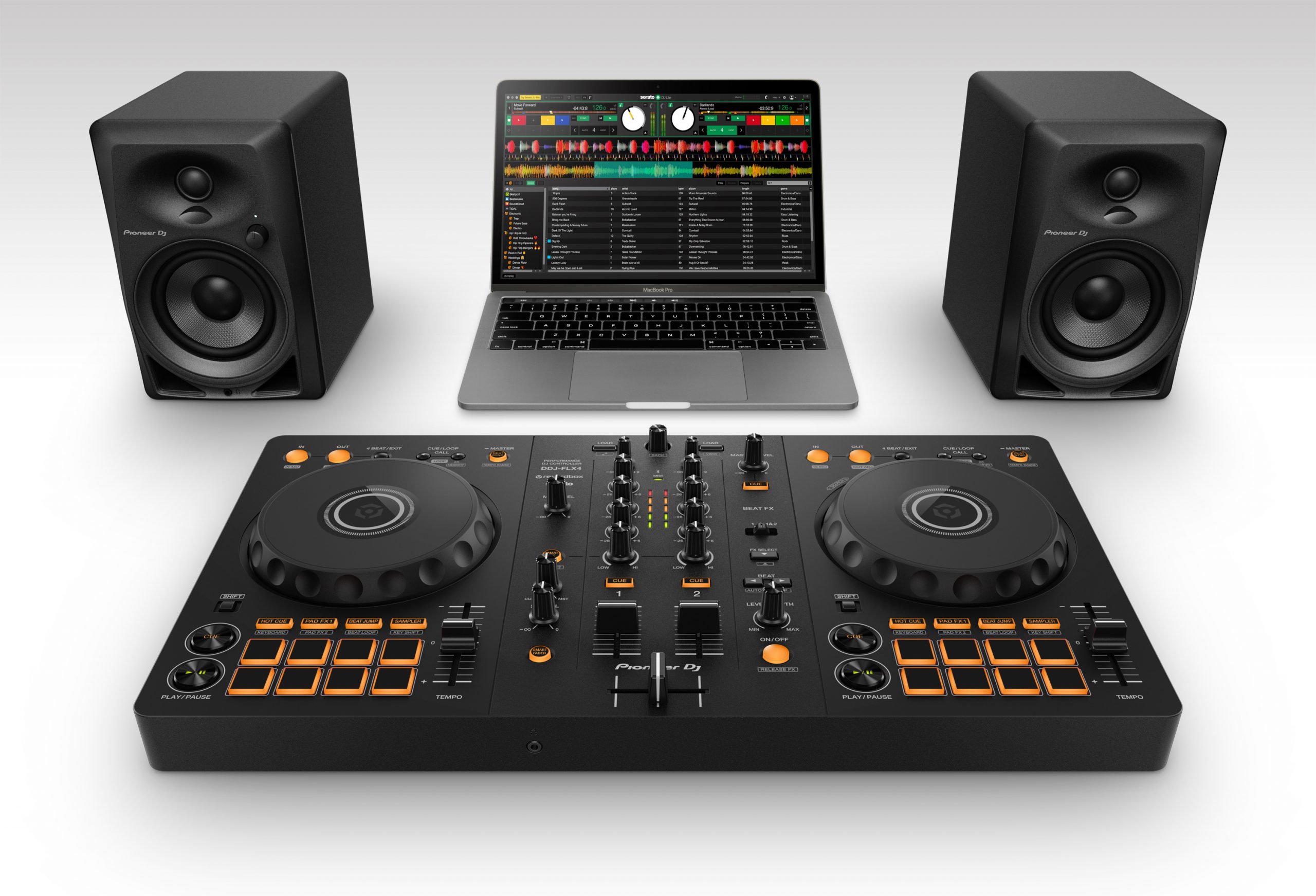 Pioneer DJ DDJ-FLX4 with HDJ-X5: The Ultimate DJ Package