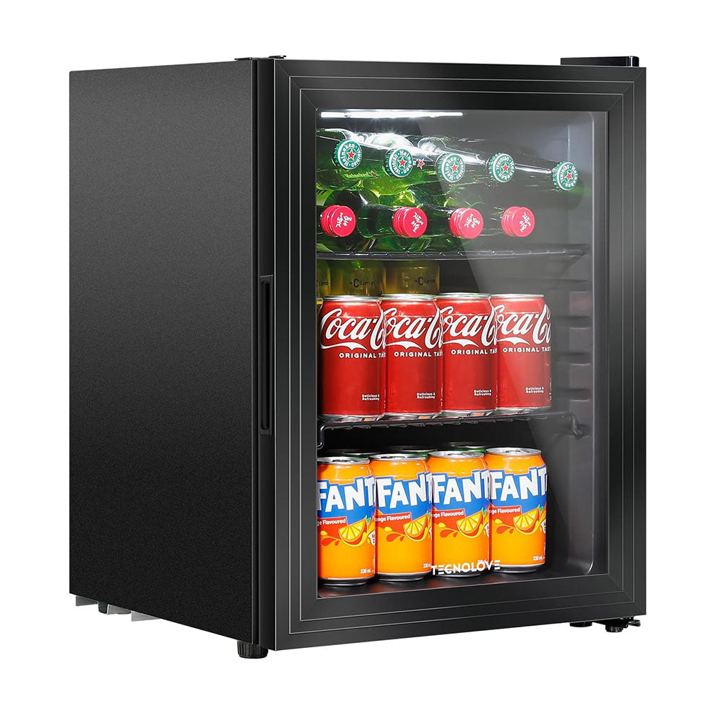 冷蔵庫 35L コンプレッサー式 1～15℃ ドリンク用 直冷式 – TECNOLOVE