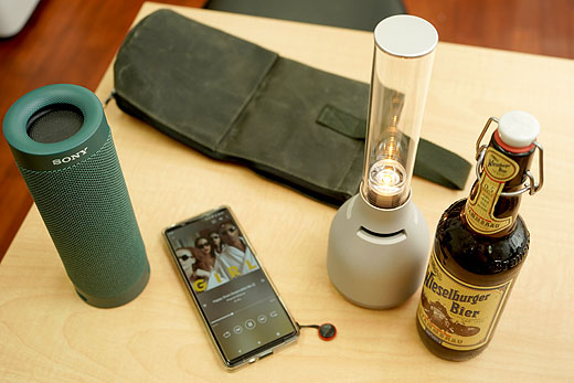 グラスサウンドスピーカー『LSPX-S3』をキャンプに持っていこう！ 2