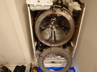 日立、ドラム式洗濯機(BD-SG100A)、東京都文京区で分解清掃 | 相模原市