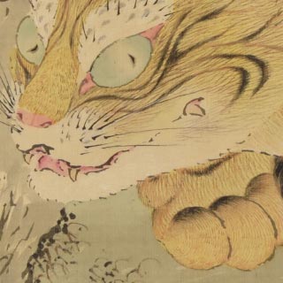 与謝蕪村 「虎図」 – 摘水軒記念文化振興財団・江戸絵画コレクション