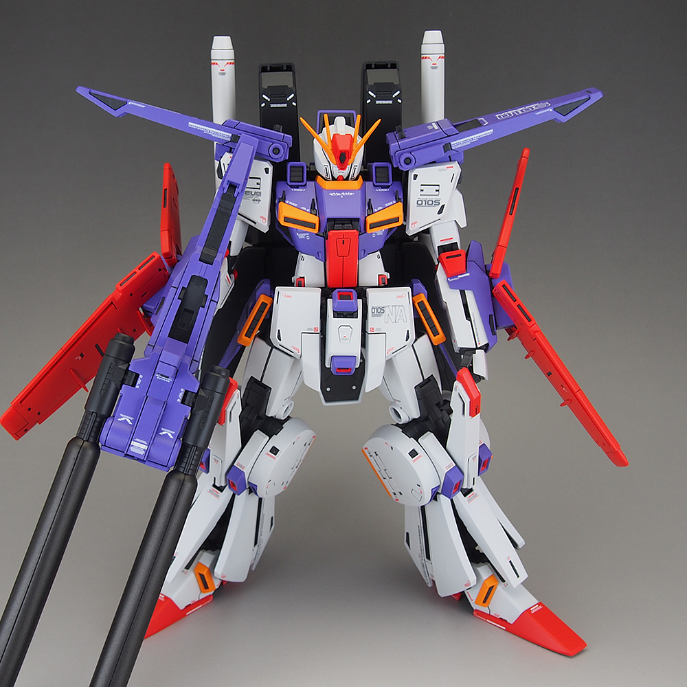 完成品] MG MSZ-010S ENHANCED ZZ GUNDAM Ver.Ka | テキトーオヤジノ墓