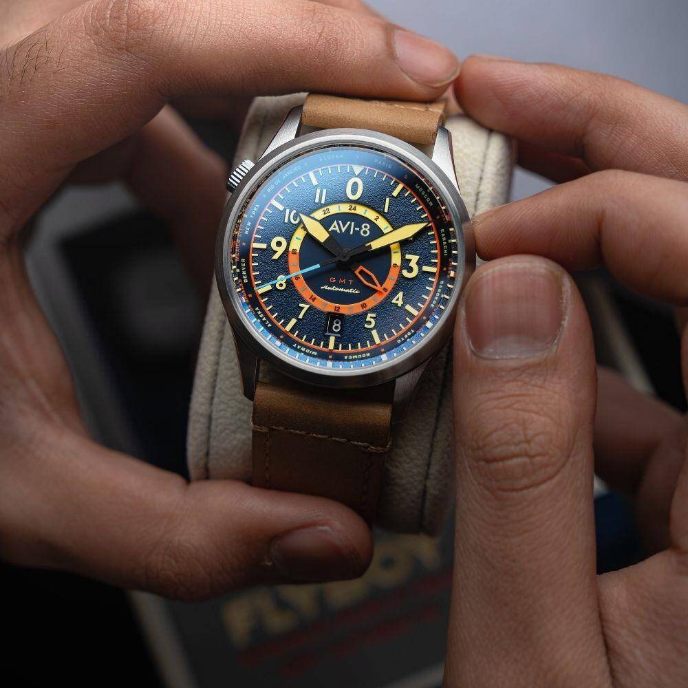 FLYBOY GMT AV-4120-01 Otomatik (Seiko NH34 Mekanizmalı) Erkek Kol