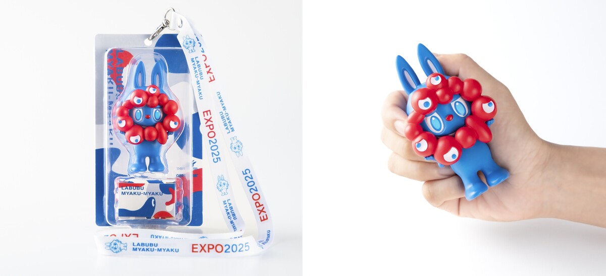 万博限定】大人気「ラブブ」×「ミャクミャク」夢のコラボフィギュア