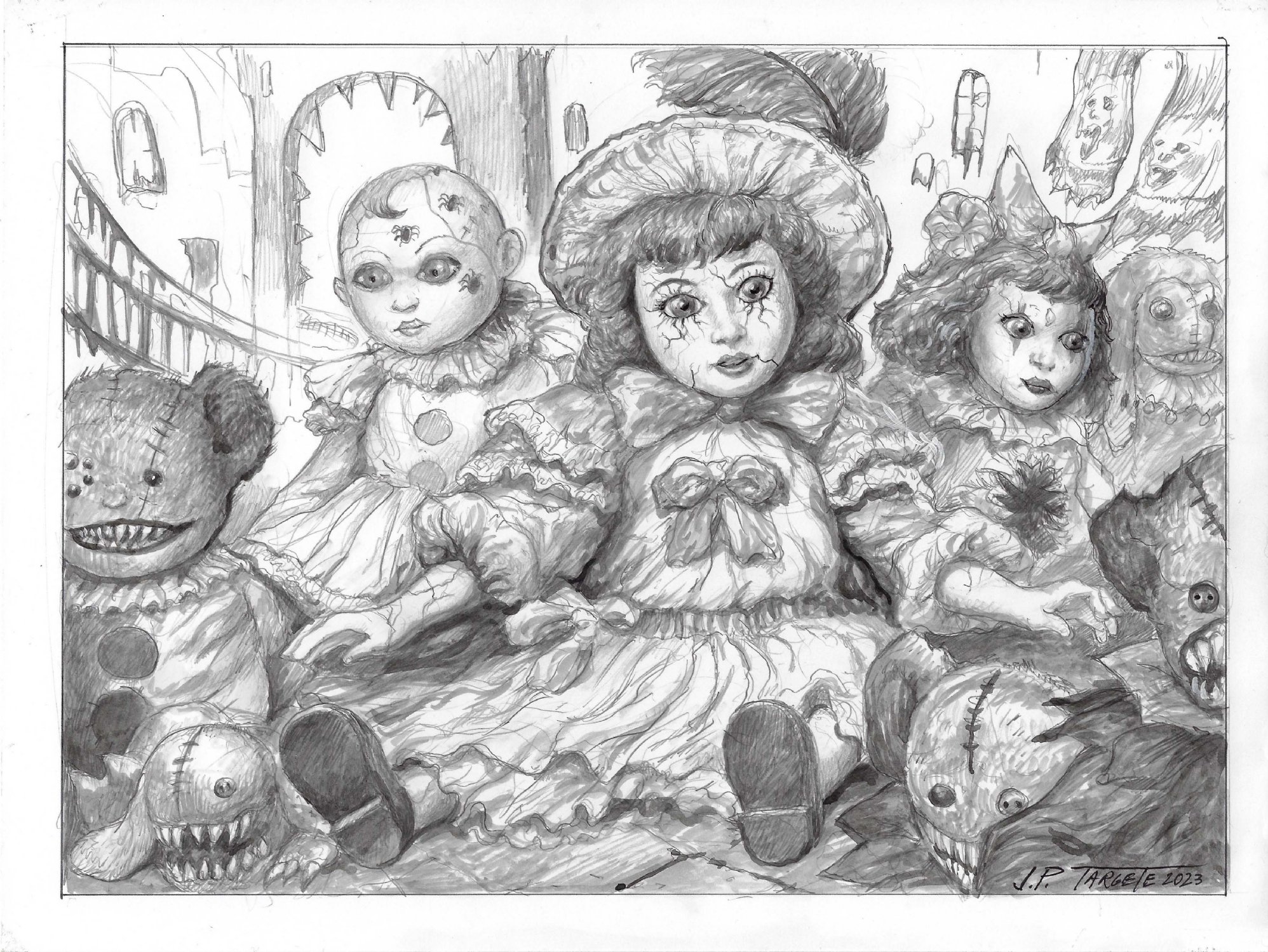 Arabella, Abandoned Doll MTG Art Auction by JP Targete