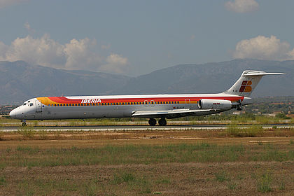 イベリア航空 Aviationtag MD-88型機 EC-FJE イベリア航空 Aviationtag