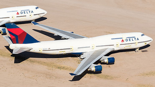 N668US Delta Air Lines Boeing 747-400 | Planespotters.net